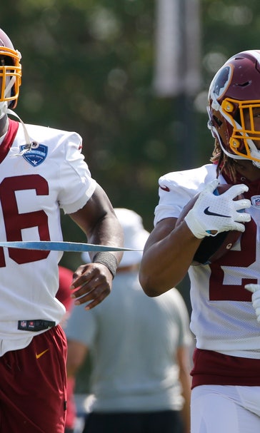 Guice and Peterson give Redskins a 1-2 punch in backfield